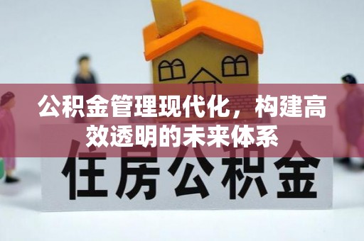 溧阳公积金管理现代化，构建高效透明的未来体系