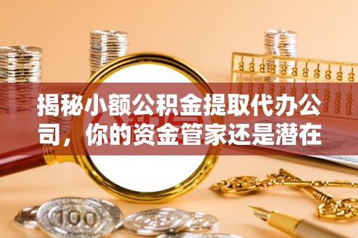 溧阳揭秘小额公积金提取代办公司，你的资金管家还是潜在风险？