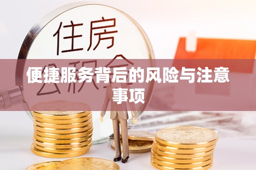 溧阳便捷服务背后的风险与注意事项